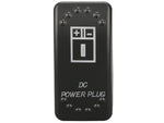 Bulldog Winch Rocker Switch - DC Power Plug Black 20319