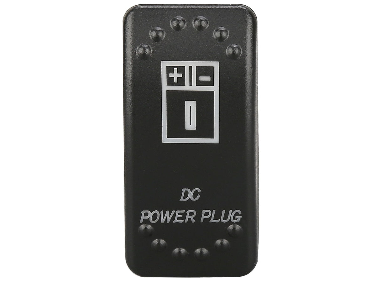 Bulldog Winch Rocker Switch - DC Power Plug Black 20319