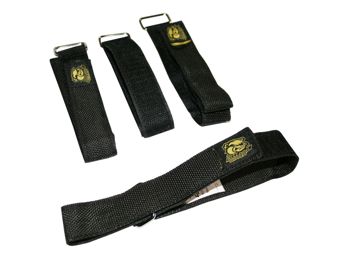 Bulldog Winch Storage Cinch Strap Set of 4 Black 20338