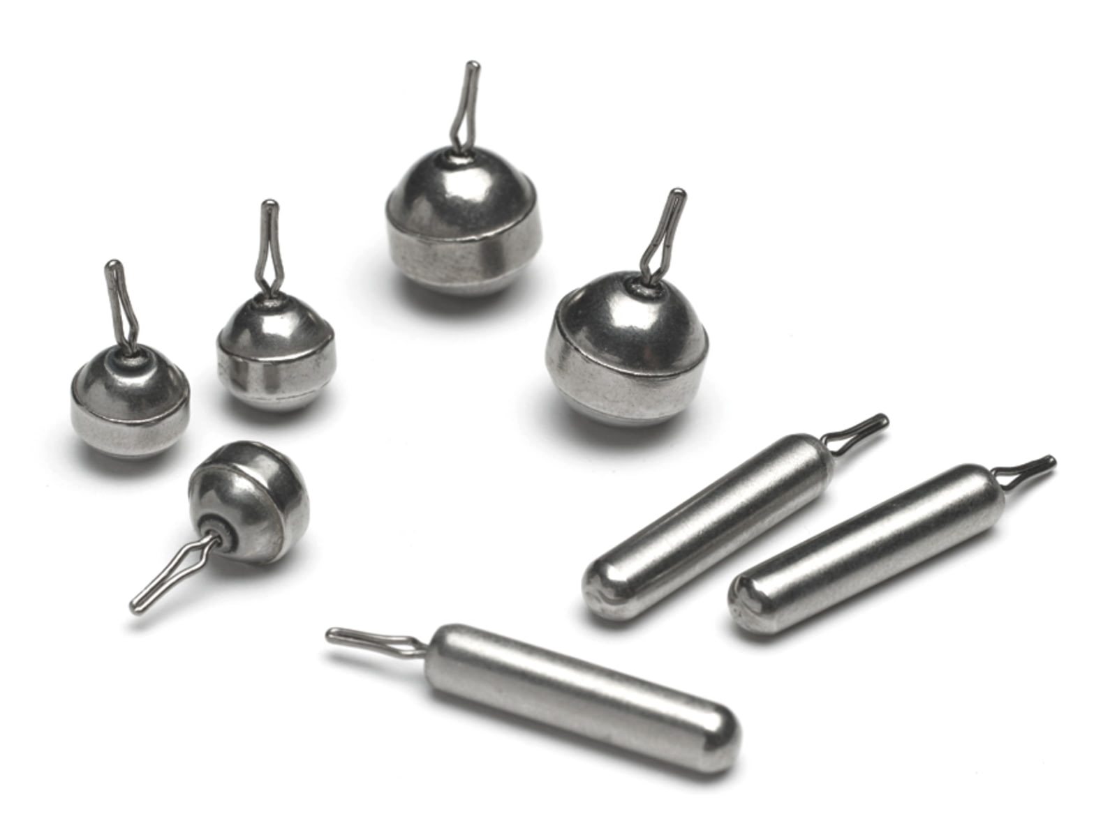 Bullet Weights Tungsten Finesse Drop Shot Clam Pack - Natural 1/8 oz