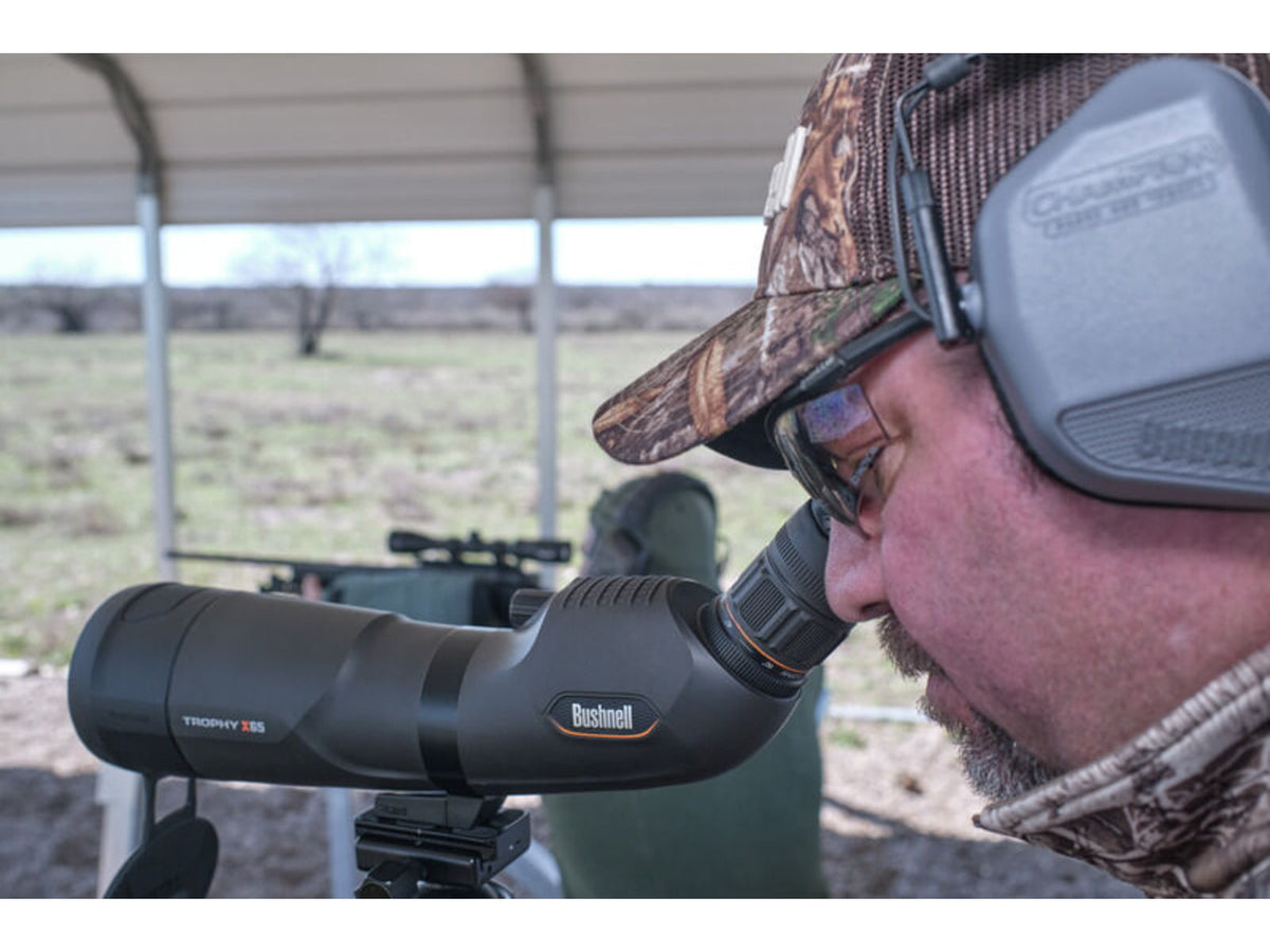 Bushnell Trophy Xtreme 20-60x65mm Spotting Scope 0.67 in Porro 45 degree WP Fully Multi-Coated Black 887520B