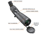 Bushnell Trophy Xtreme 20-60x65mm Spotting Scope 0.67 in Porro 45 degree WP Fully Multi-Coated Black 887520B