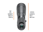 Bushnell Trophy Xtreme 20-60x65mm Spotting Scope 0.67 in Porro 45 degree WP Fully Multi-Coated Black 887520B