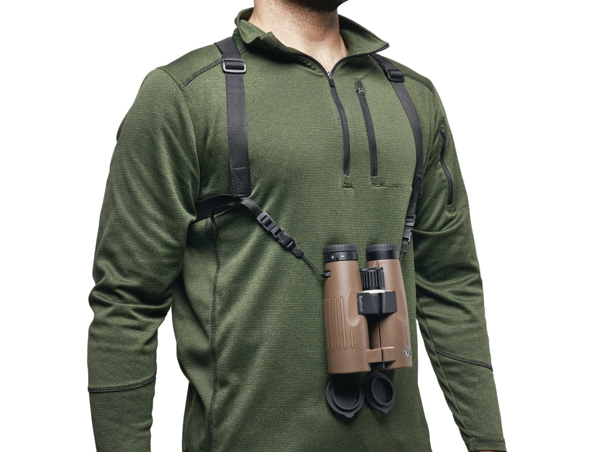 Bushnell Universal Binocular Harness w/ Quick Release Buckles and Mesh Vents Box 5L BASFHARN