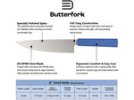 Butterfork Chef's Knife Blue BF01CKBU