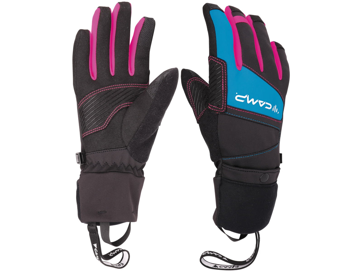 C.A.M.P. G Comp Warm Gloves - Women's Black/Light Blue/Fuchsia