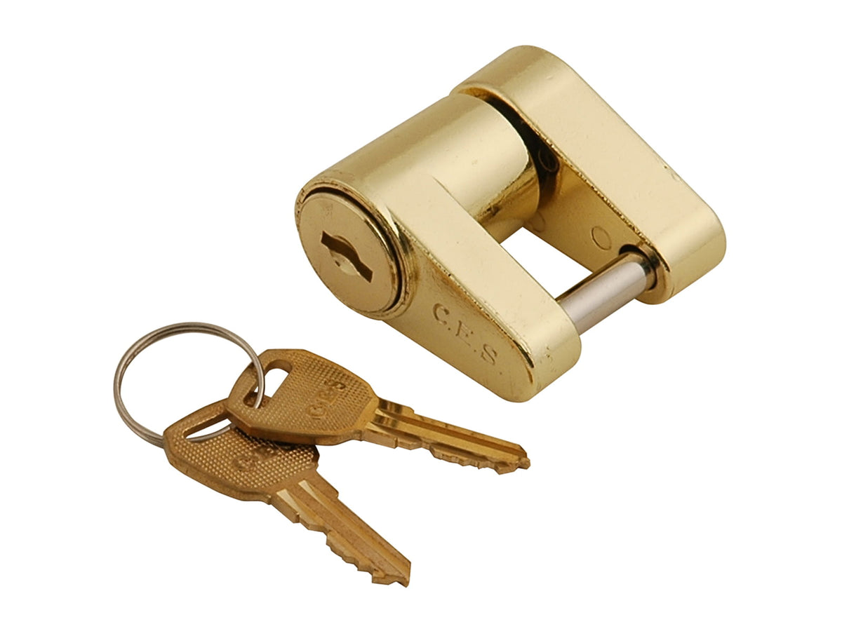 C.E. Smith Coupler Lock Brass 00900-40