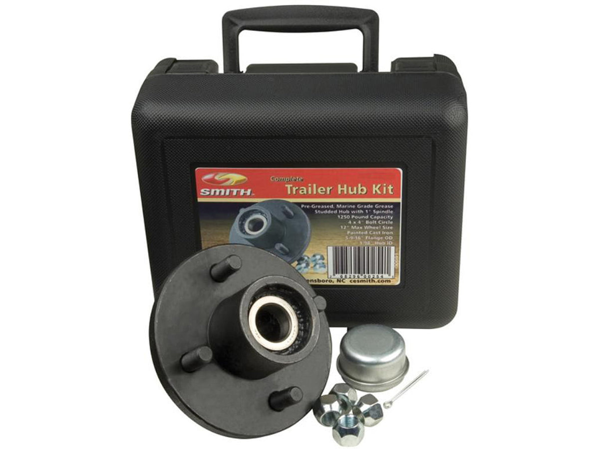 C.E. Smith Hub Kit Package 1-1/16" Stud 4 x 4 Trailer 13109