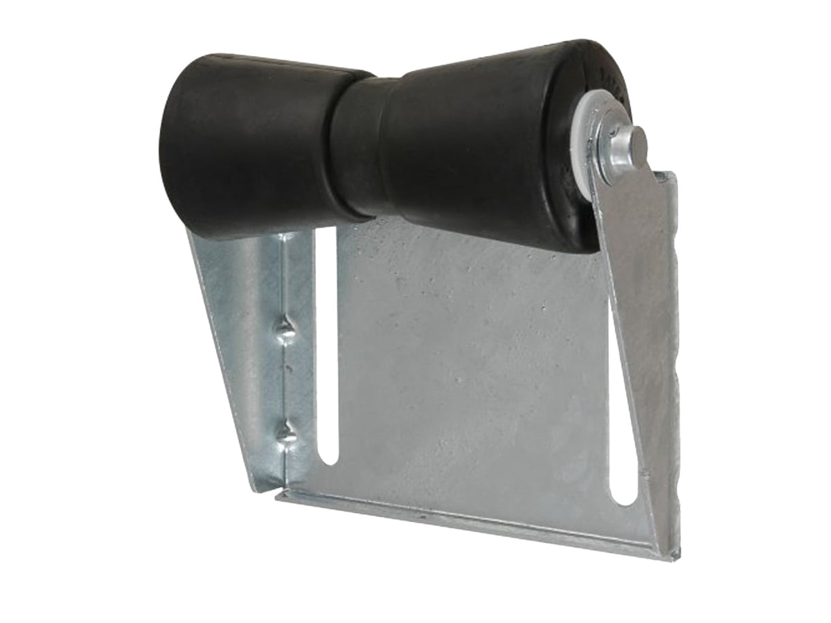 C.E. Smith Panel Bracket Assembly 8" Spool Roller - Black 10403G