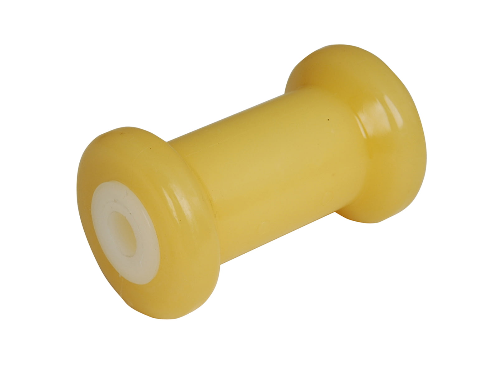 C.E. Smith Spool Roller 5" - 5/8" ID - Gold TPR w/Bushing White Solid 29712