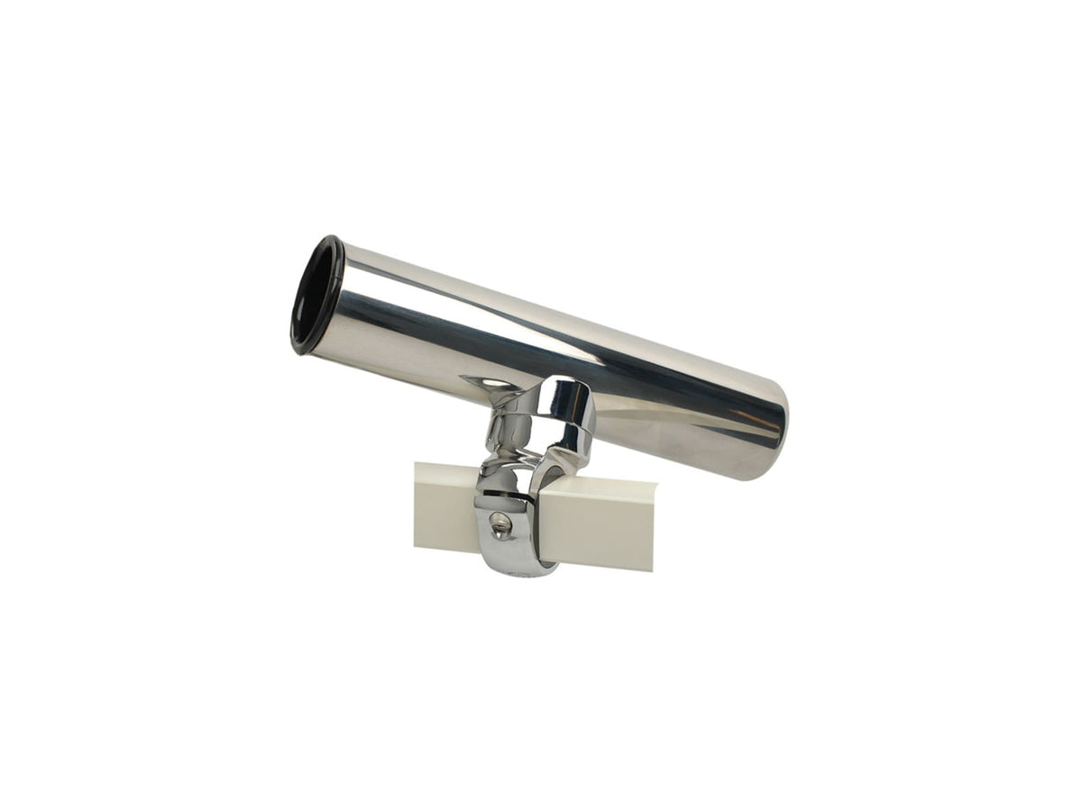 C.E. Smith Square Rail Adjustable Clamp-On Rod Holder Pontoon 55108A