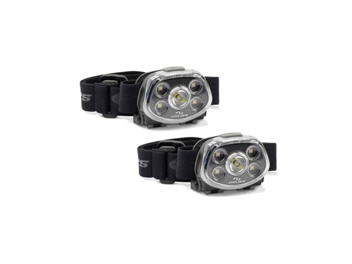 Tenzing Cyclops Force XP Headlamp 350 Lumens Black 2/ct 771BC2F1 GMCYCHLFXP2PK