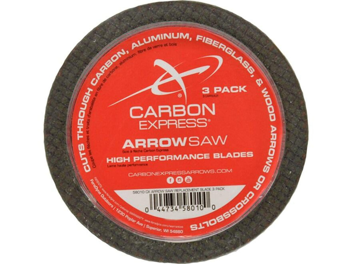Tru-Fire Carbon Express CX Arrow Saw Replacement Blades 3pk D808B6D1 GF58010
