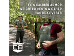 Caliber Armor Caliber Weighted Training Plates Pair of 10lb Plates 19-TP-1012S-10.0