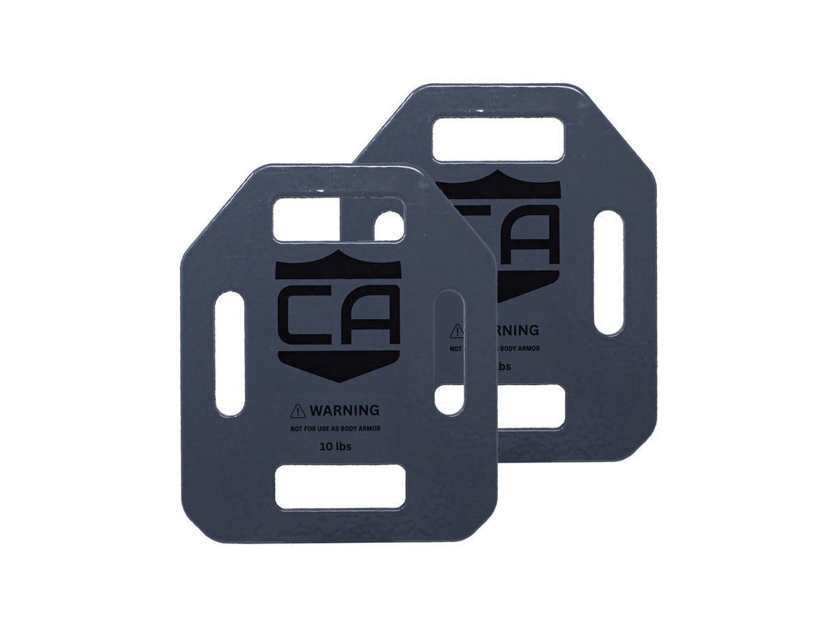 Caliber Armor Caliber Weighted Training Plates Pair of 7.5lb Plates 19-TP-1012S-7.5