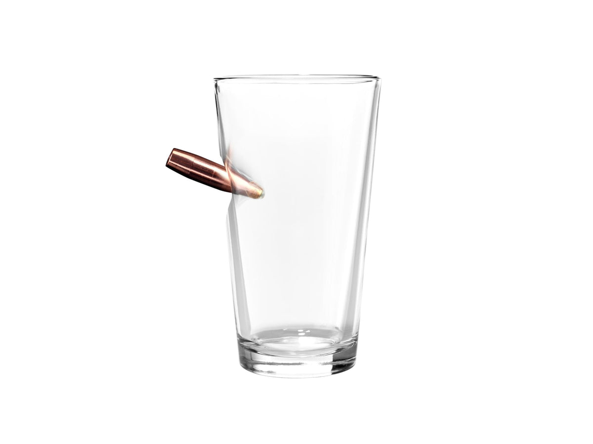 Caliber Gourmet Last Man Standing - Pint Glass W/ Bullet - CBG-LMS-PINT-G