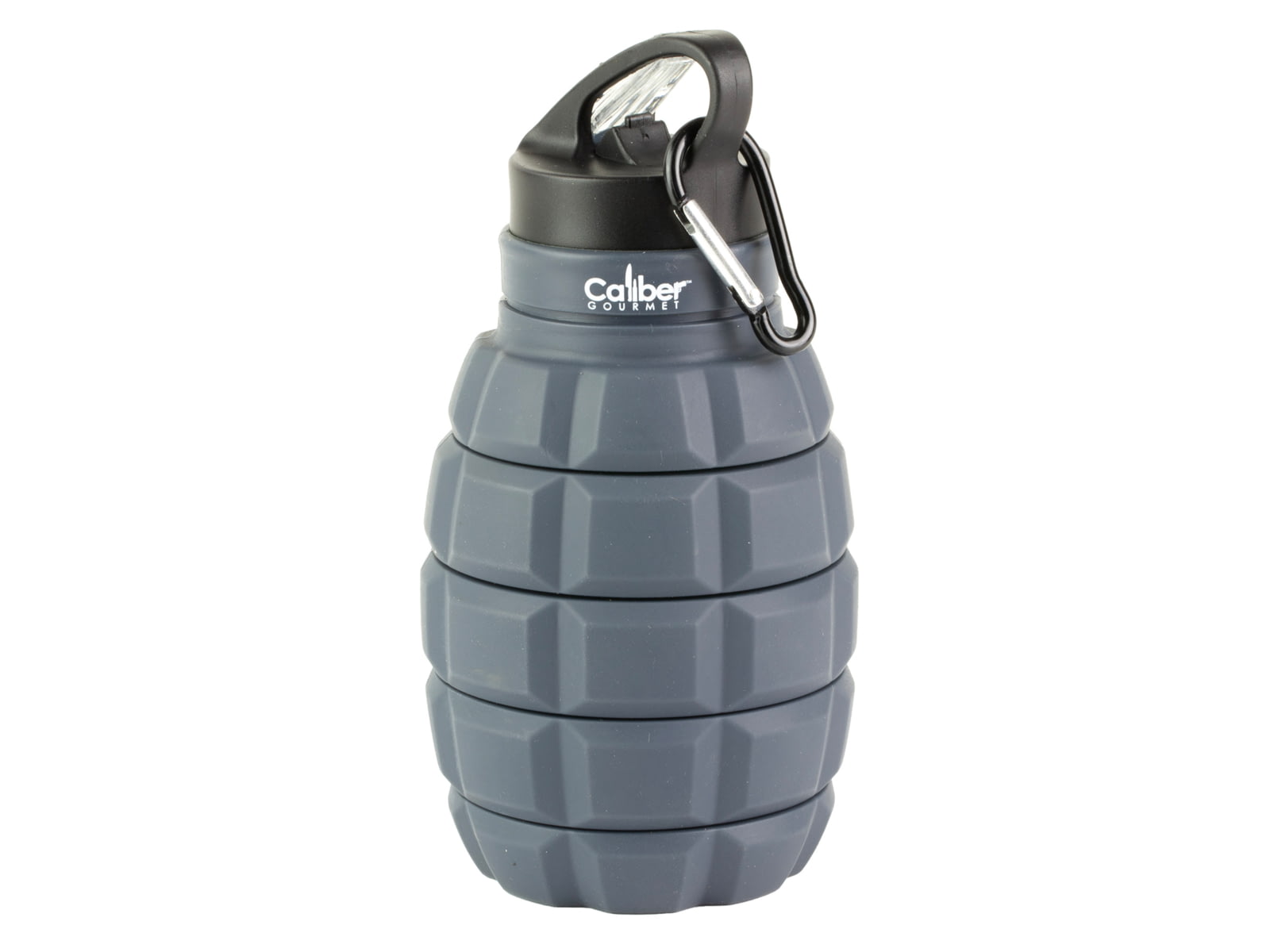Caliber Gourmet Silicone Collapsible Grenade Water Bottle 580ml CBG-TMS-GRENADE