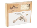 Caliber Gourmet Caliber Revolver Wood Puzzle Gun Brown - CBG-PZ-04R