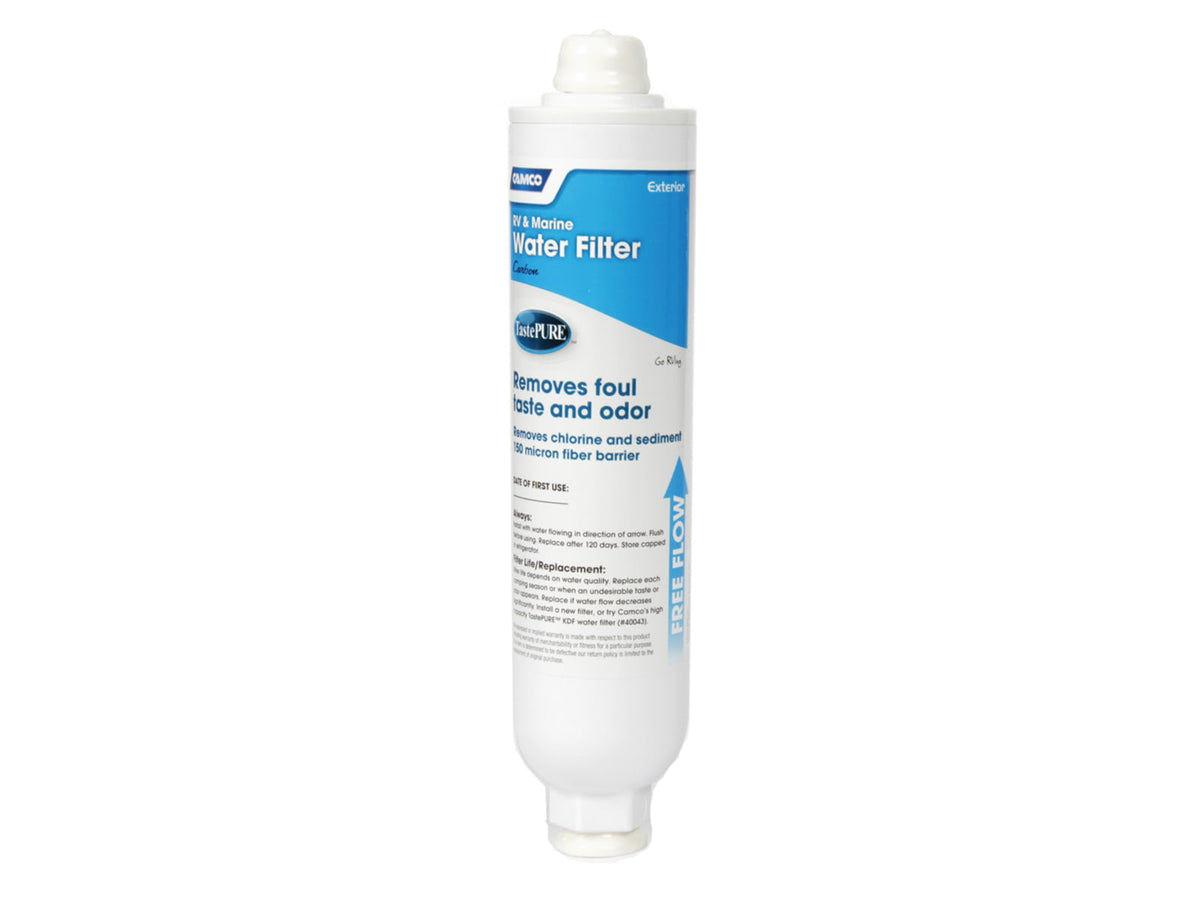 Camco RV & Marine Water Filter TastePURE 40645