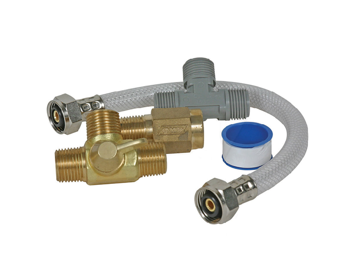 Camco Turn Permanent Waterheater Bypass Kit Quick 35983