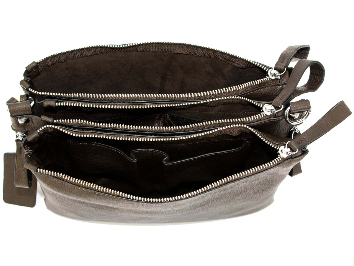 Cameleon Iris Concealed Carry Cross Body Purse - Womens Brown 49148