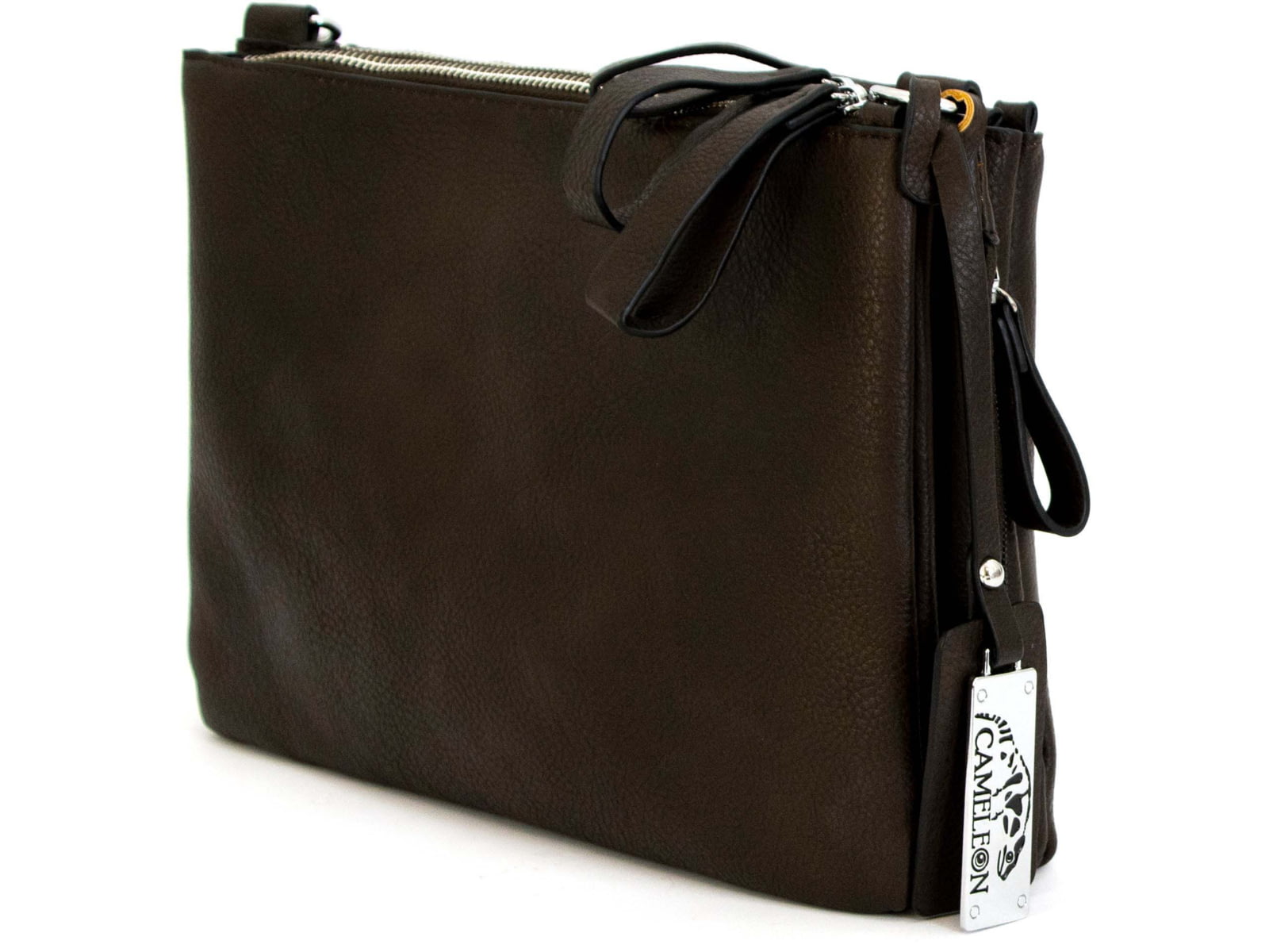 Cameleon Iris Concealed Carry Cross Body Purse - Womens Brown 49148