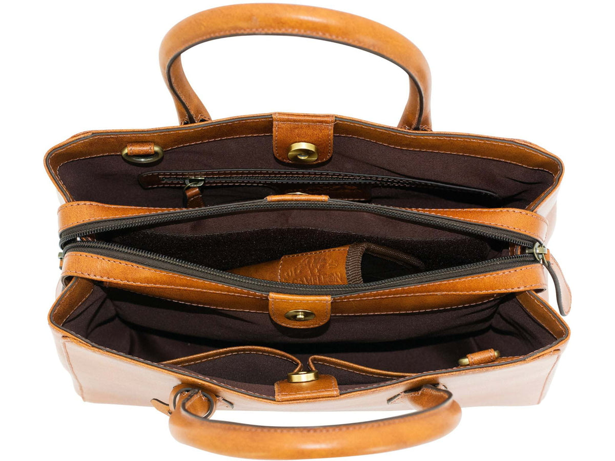 Cameleon Natalie Concealed Carry Purse Tan 49692