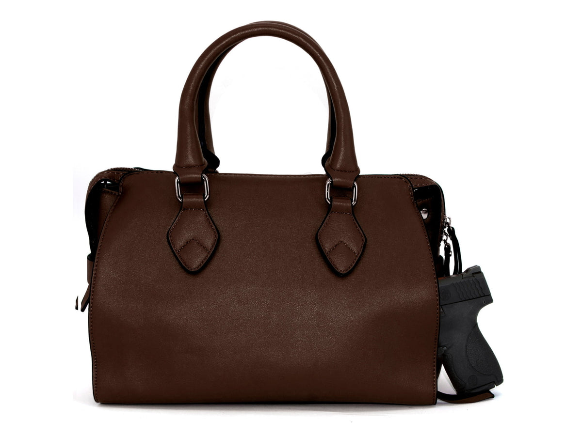 Cameleon Rugged Rare Bella Concealed Carry Handbag Dark Chestnut 59C5512A RV49647