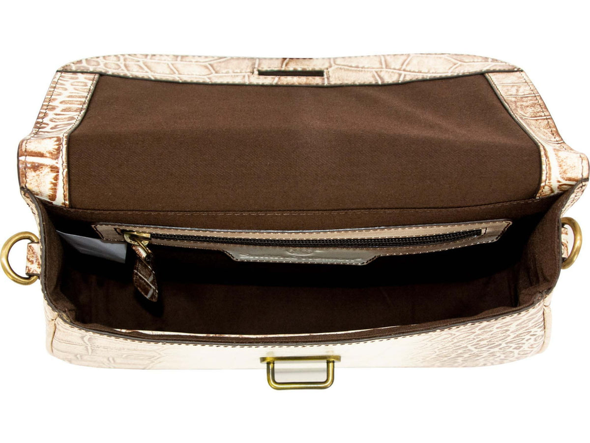 Cameleon Smith & Wesson Croc Crossbody Handbag - Womens Satchel/Crocodile 49643