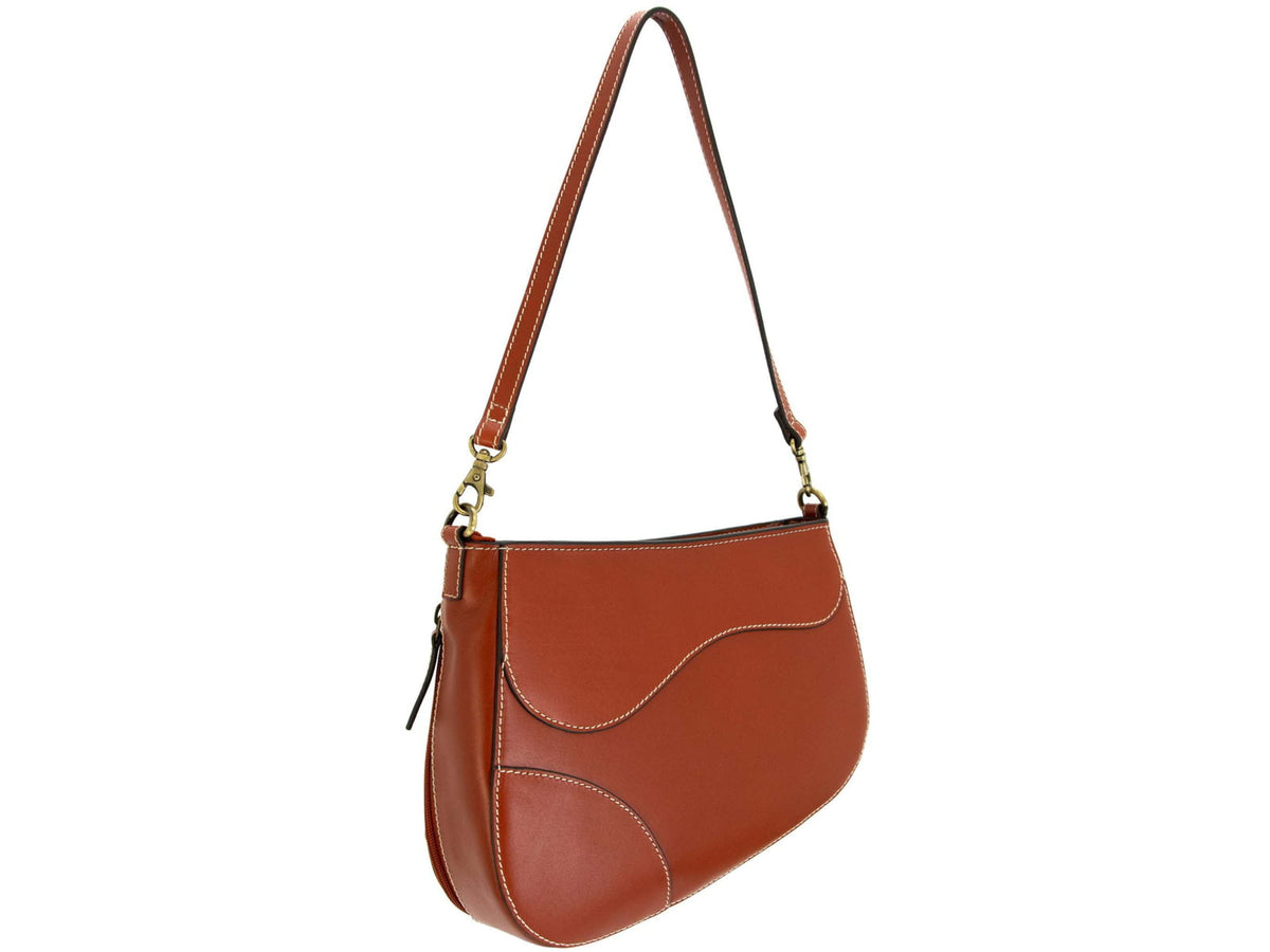 Cameleon Saddle Concealed Carry Purse - Womens Brown 49642
