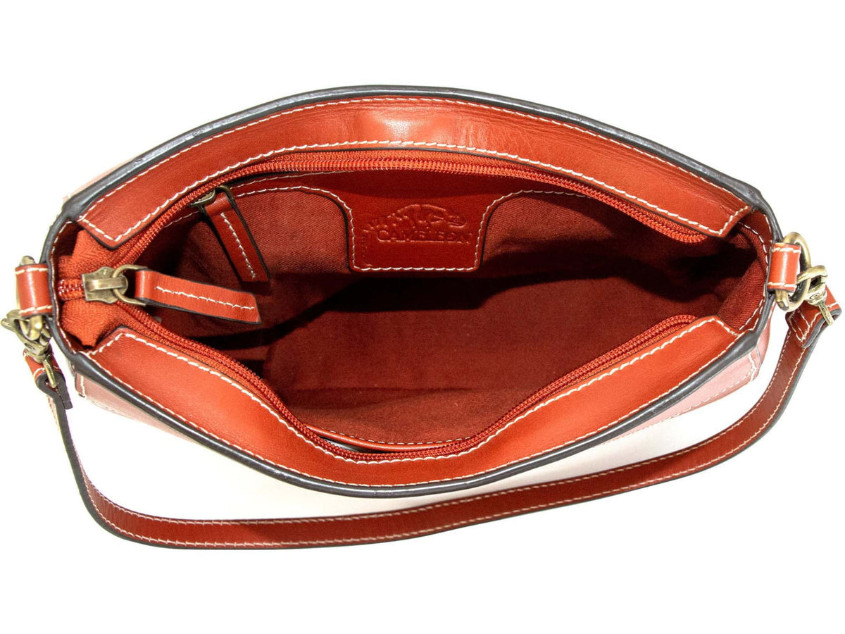 Cameleon Saddle Concealed Carry Purse - Womens Brown 49642