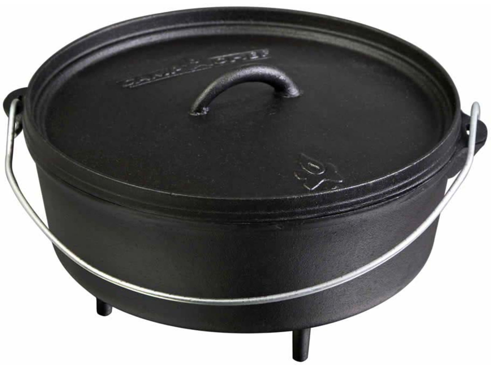 Camp Chef 12in Cast Iron Classic Standard Dutch Oven 6 Qt. Black