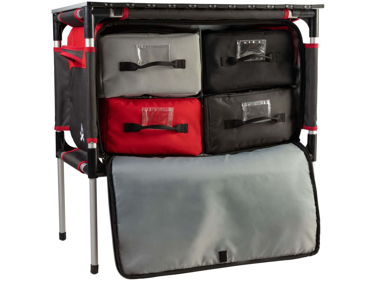 Camp Chef Mountain Series Sherpa Camp Table & Organizer Red MSTAB