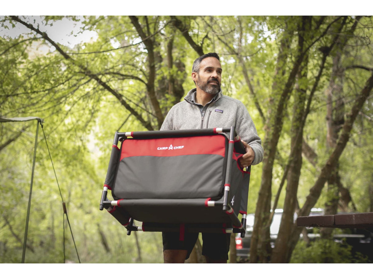 Camp Chef Mountain Series Sherpa Camp Table & Organizer Red MSTAB