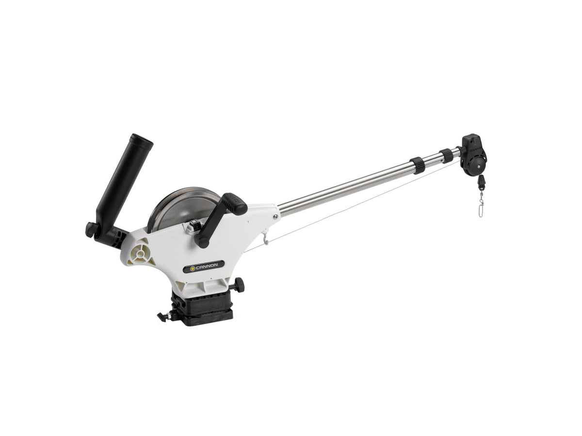 Cannon Downriggers Uni-Troll 10 STX-TS Manual Downrigger White/Steel 1901140