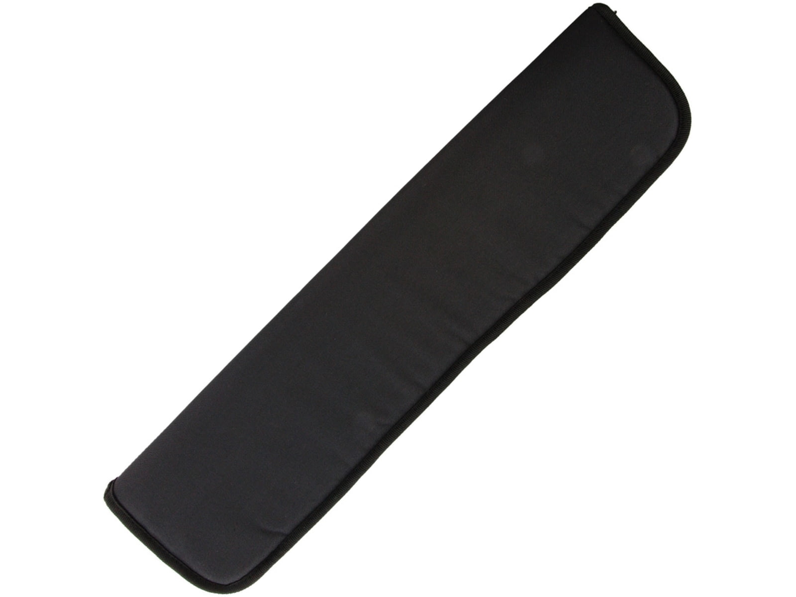 Carry All Cordura Knife Case 21in Cordura Black Padded Fleece Lining Nylon Zipper Black PO117-21in 5.5in BLACK CORDURA