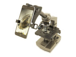 Carson 100-1000x Table Top Microscope w/Universal Smartphone Adapter for Microscopes Black/Gray MS-100SP