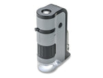 Carson 100x-250x MicroFlip Portable Microscope w/ Phone Clip Grey/Black MP-250