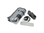Carson 100x-250x MicroFlip Portable Microscope w/ Phone Clip Grey/Black MP-250