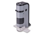 Carson 100x-250x MicroFlip Portable Microscope w/ Phone Clip Grey/Black MP-250