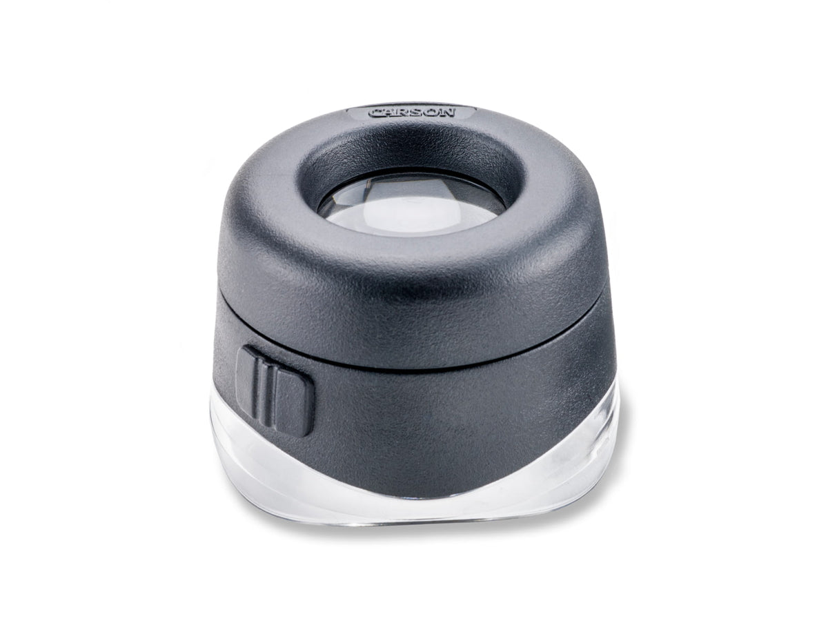 Carson 10x LED VersaLoupe Lighted Black LH-50