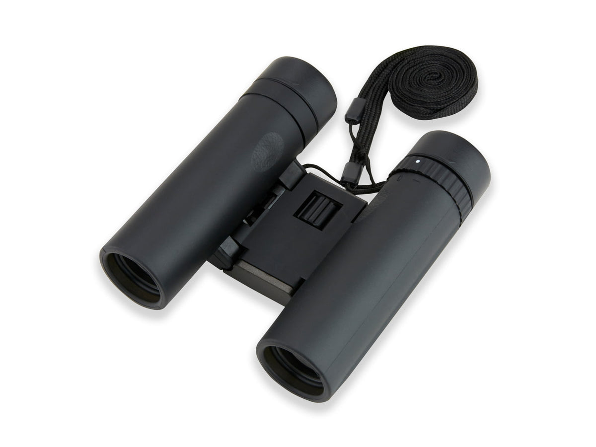Carson 10x25mm Power Ultra Lightweight Compact Roof Prism Binoculars Matte Silver/Black TM-025