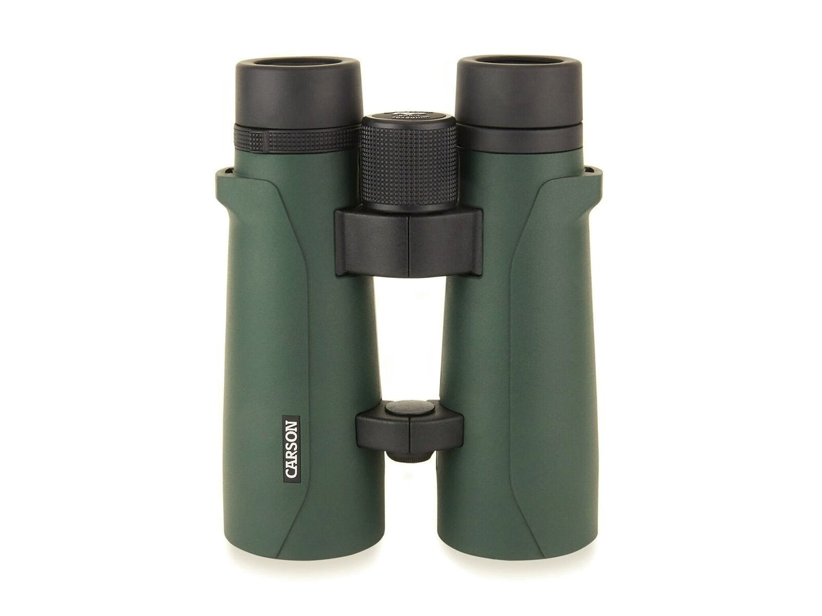 Carson Open Bridge 10x50mm Roof Prism Binocular Matte Green RD-050