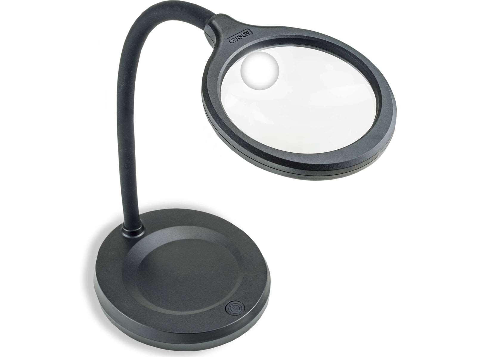 Carson 2-5x DeskBrite 300 Aspheric COB LED Desk Top Magnifier 3.5 in LM-30