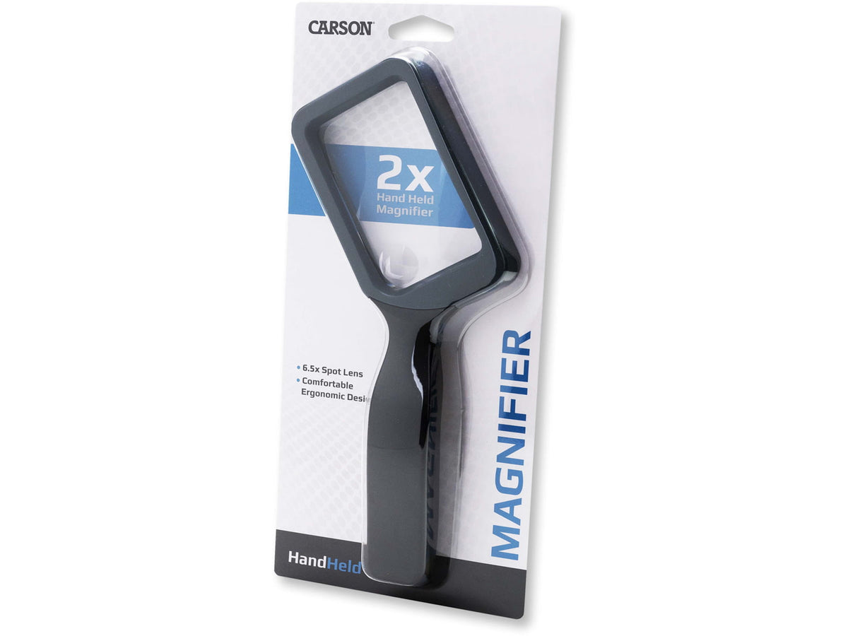 Carson 2x Handheld Compact Magnifier JS-18