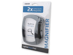 Carson 2x Lighted Magnifold Rectangular Magnifier Black/Grey