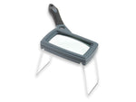 Carson 2x Soft-Grip Glass Magnifier with 11.5x Spot Lens and Stand