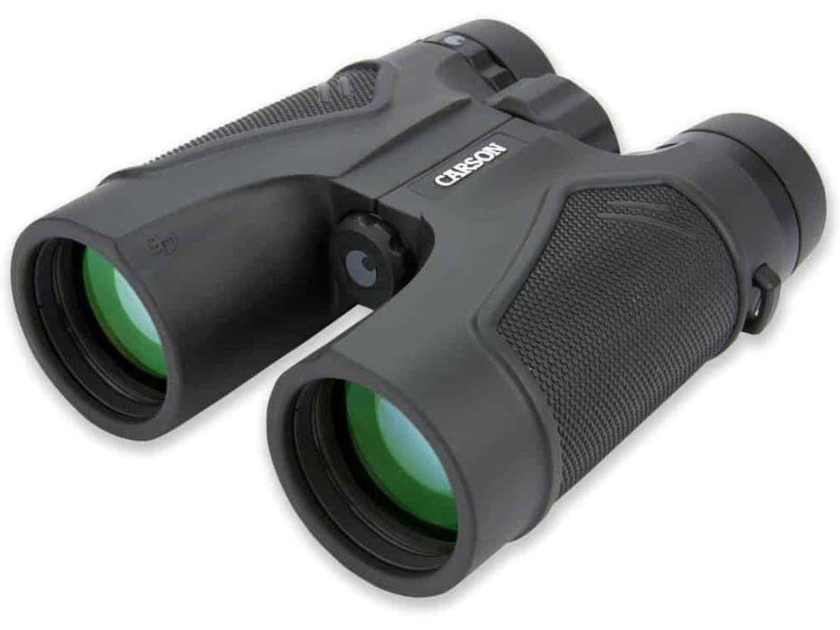 Carson 3D 8x42mm Roof Prism Binoculars Matte Black TD-842ED
