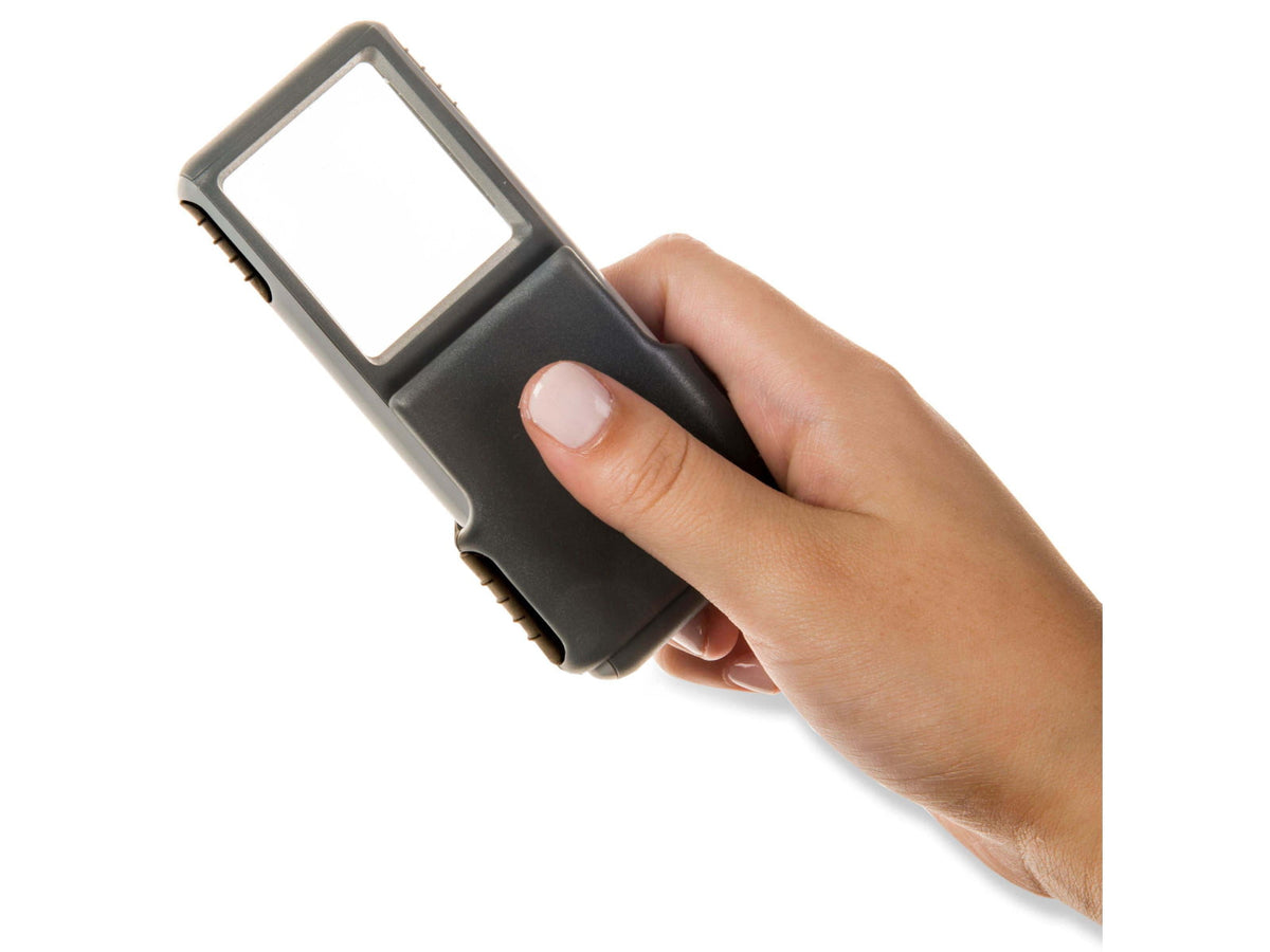 Carson 3x MiniBrite Pocket Magnifier Loupe PO-25