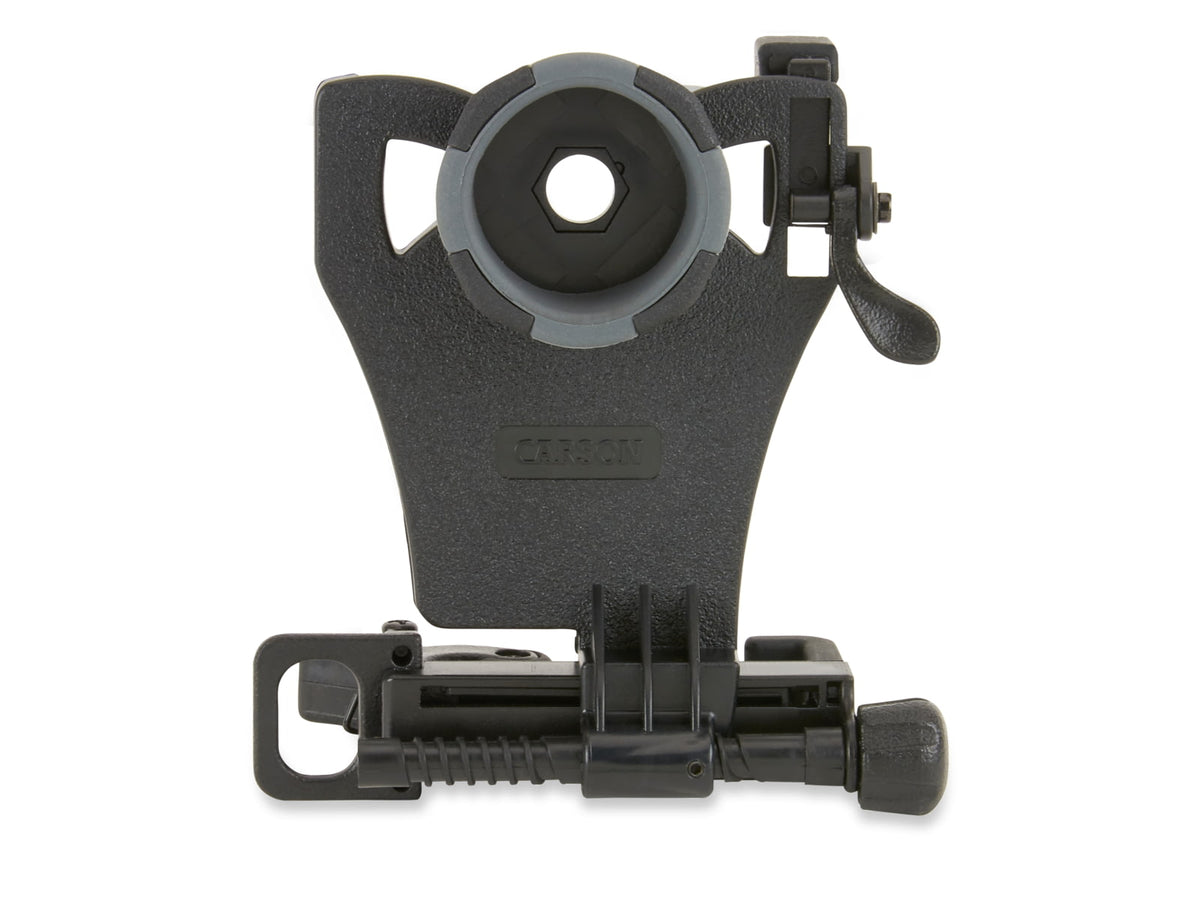 Carson 40x-499x Table Top Microscope w/Universal Smartphone Adapter for Microscopes Black/Gray MS-040SP